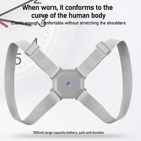 Intelligent Posture Corrector,Hunchback Reminder,Smart Sensor Vibration Reminder Posture Brace Trainer Straightener To Improve Slouch,Fitness Corrector Training Straps For Men & Women,Kids (A)