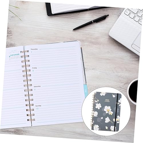 Miniatura 3 de Operitacx 3 Pcs 2022 2022 Agenda Desk Notepad Spiral Notebook Spiral Notepads New Year Planner Multi- Notepad 2022 Pocket Planner Practical Students