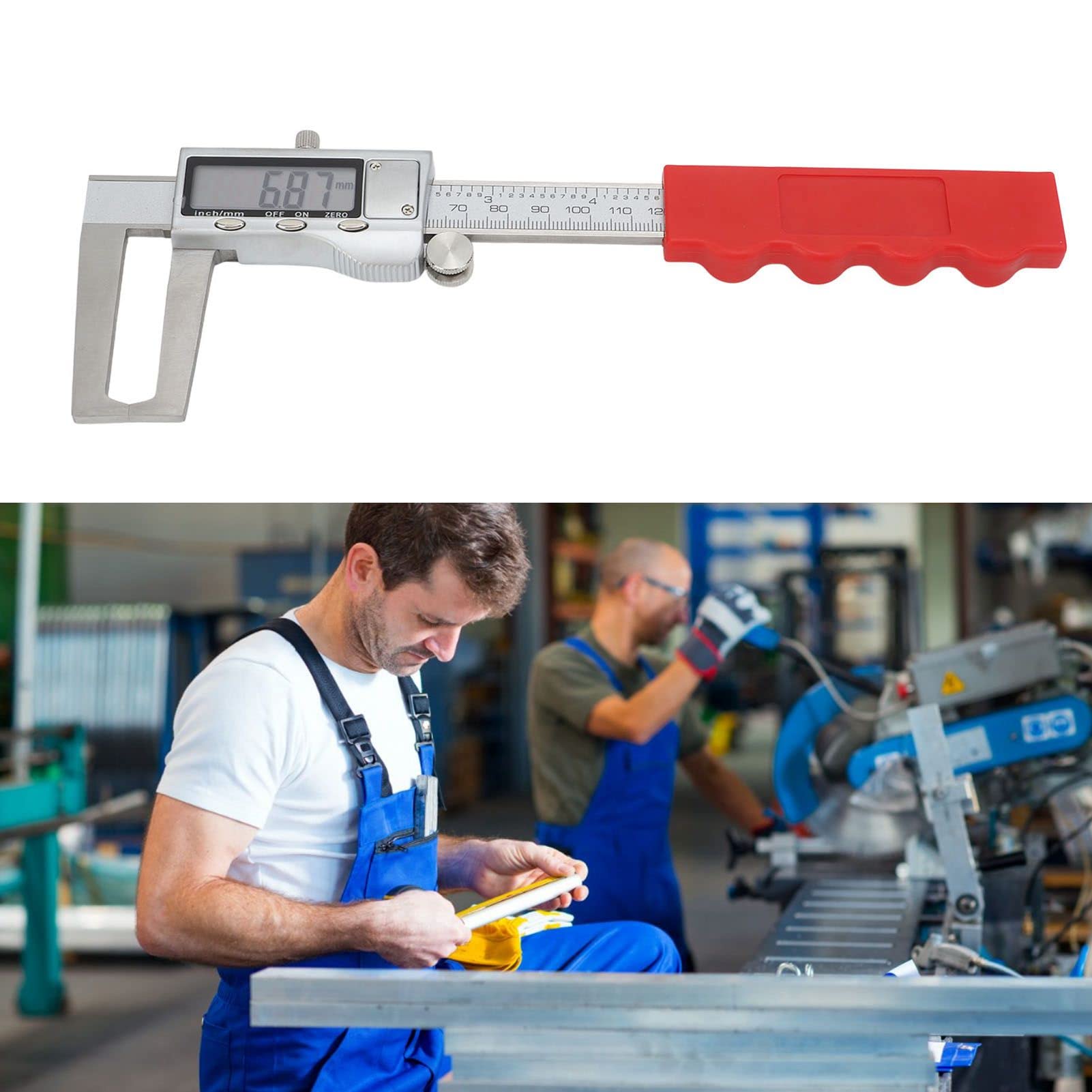 Micrómetro de Rotor de Freno de Disco, Herramienta de Medición de Alta Precisión de 0-150 Mm para Mecánicos de Automóviles Profesionales, Metal