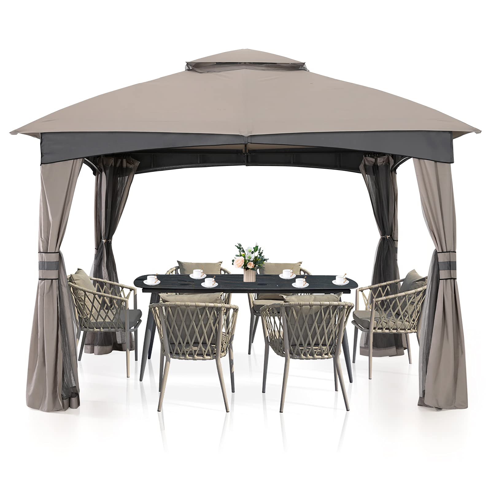 Amazon.com : MASTERCANOPY Outdoor Patio Gazebo for Garden with