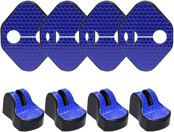 Amazon 適合多数 ホンダ 汎用 青色 高輝度 反射テープ ドア ロック ストライカー カバー Bタイプ ストッパーカバー 4枚 S660 Rb Rc オデッセイ Rg Rk ステップワゴン等 キーシリンダーカバー 車 バイク