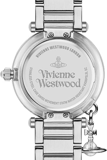 Vivienne Westwood Mother Orb Ladies Quartz Watch with Silver Dial and Silver Stainless Steel Bracelet VV006PSLSL