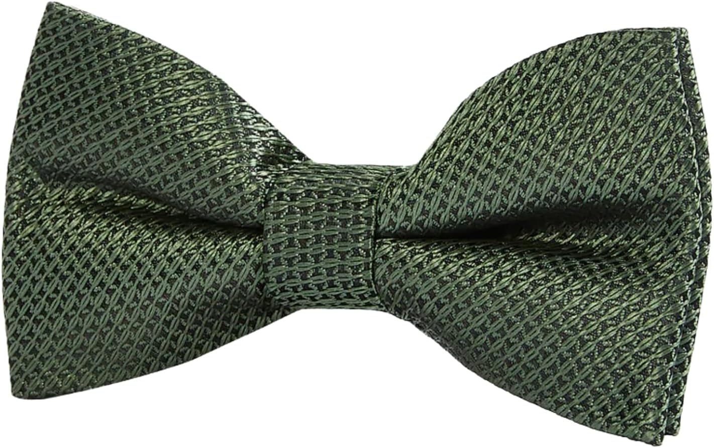 Boys Textured Jacquard Bow Tie - Pre-Tied with Adjustable Clip Strap for Formal Events