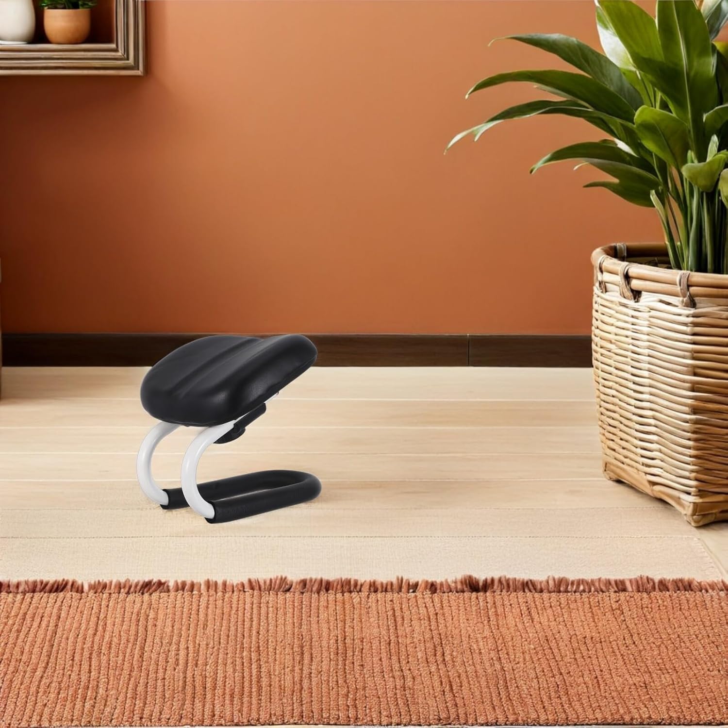 ibasenice Stool and Prayer Bench Adjustable Height with Non-Slip Cover Portable Folding Chair and Home