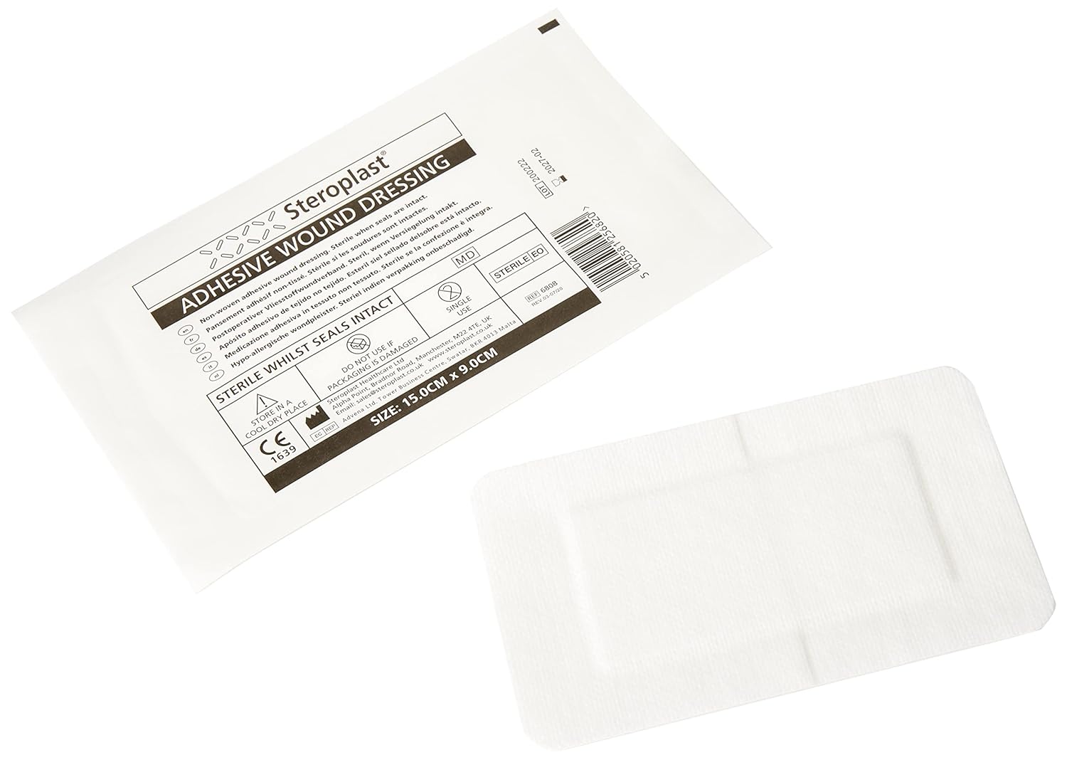Steropore Adhesive Wound Dressings (15cm x 9cm)