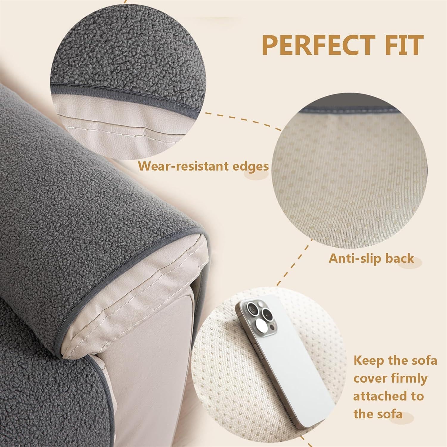 Armlehnenbezüge Für Sessel Kopfstützenschutz Überzug Für Liegesessel Sofa Kopfschutz Couch Armbezug Sesselbezüge Groß Stuhl Gartenstühle Ohrensessel Relaxsessel(Hellgrau,76 * 231 cm)