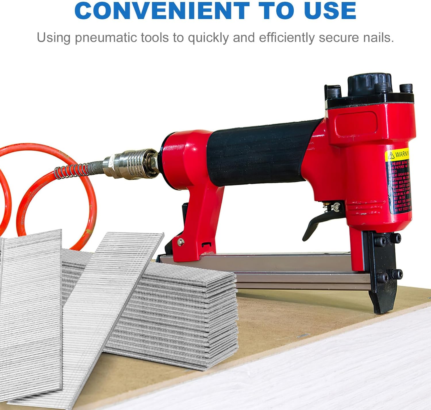 Gatuida 18 Gauge Brad Nails F25-10000 Counts Small Finishing Nails, 235 Stainless Steel Brad Nails for Pneumatic, Electric Brad Nailer, 11.40X2.40X0.10CM, 230039IN4OS