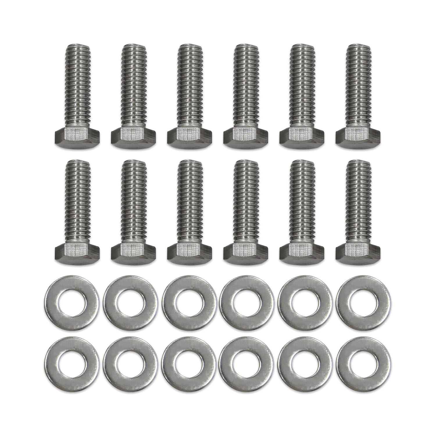Stainless Steel Engine Bolt Kit 211 pcs Bolts Nuts Washers for SBC Chevy 265 283 302 305 307 327 350 400 Silver