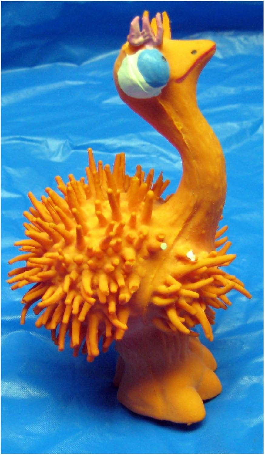 Pet Supplies LATEX DOG TOY MEDIUM 3 TO 5 inch Ostrich with squeaker