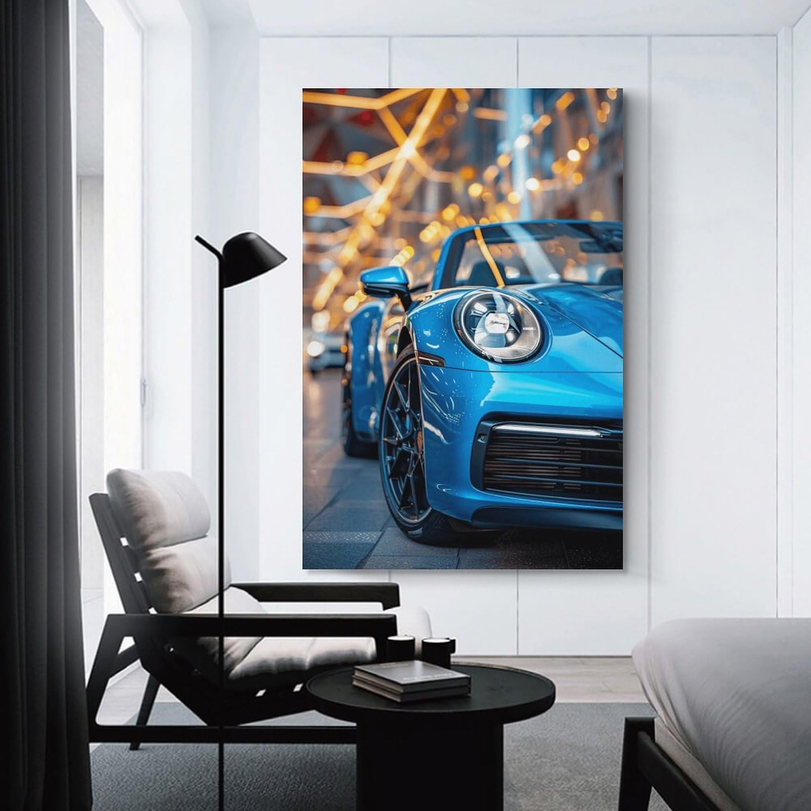 Amazon.co.jp: ポルシェ911車ポスター (6) 印刷 壁アート 油彩画 