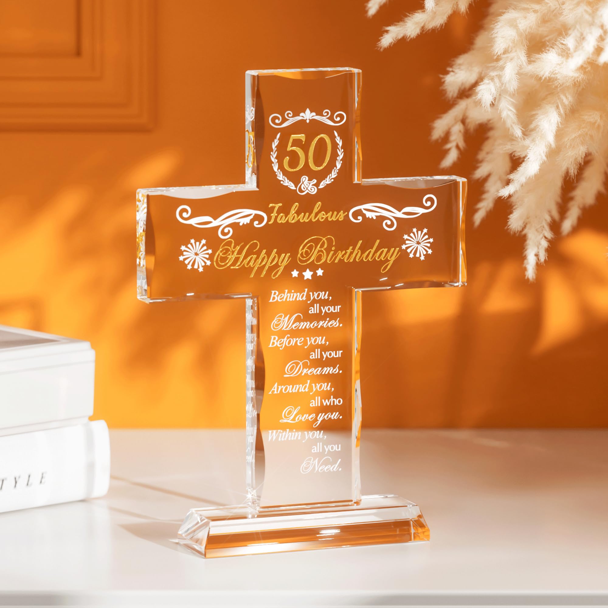 Amazon.com: 50th Birthday Religious Gifts for Women, Men - Glass