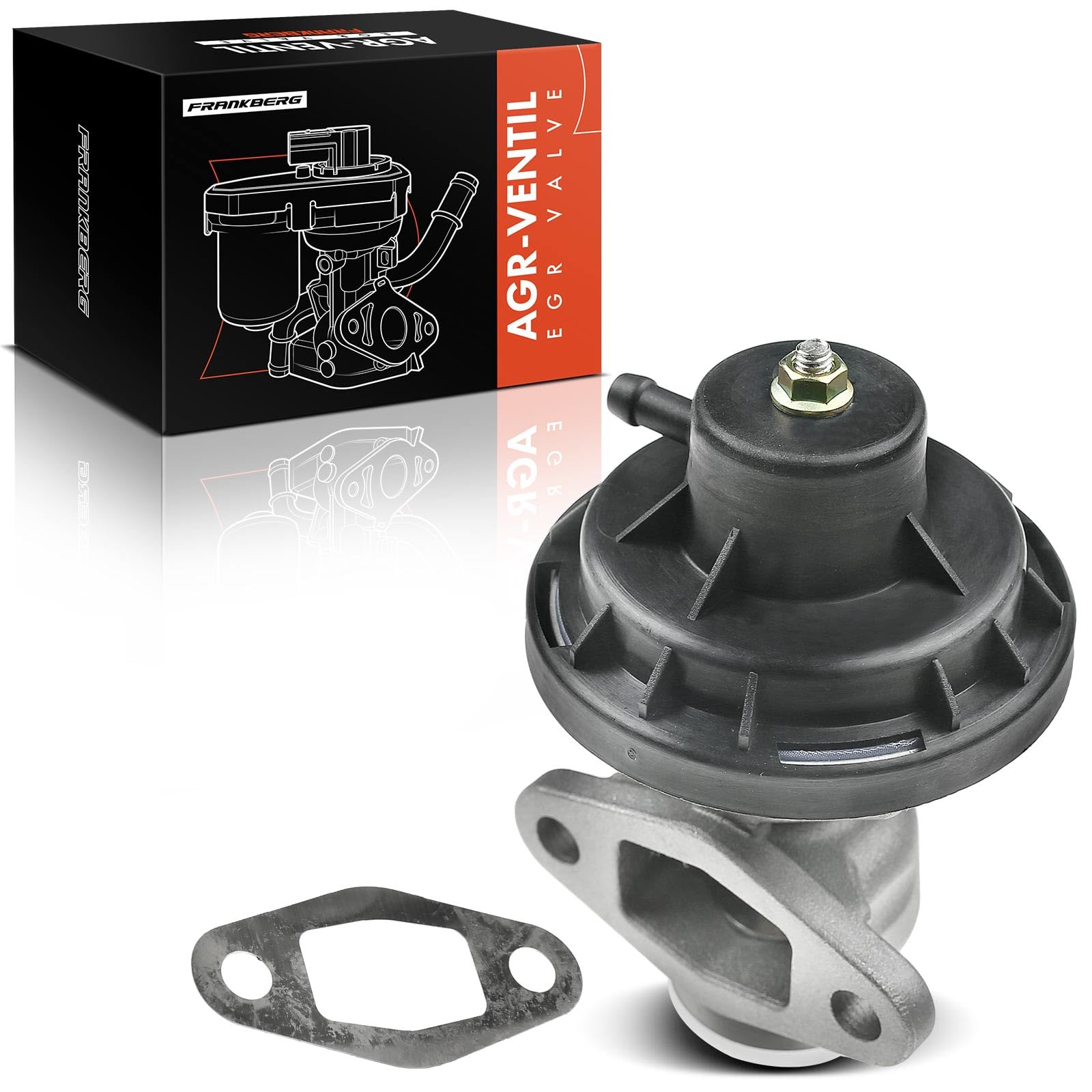 Frankberg Válvula EGR de recirculación de gases de escape 038131501AG | Compatible con: Polo 9A 9N, Golf IV Variante 1J5, Polo 6N1, C.a.d.d.y II MPV 9K9B, Polo Variant 6V5, Arosa 6H1