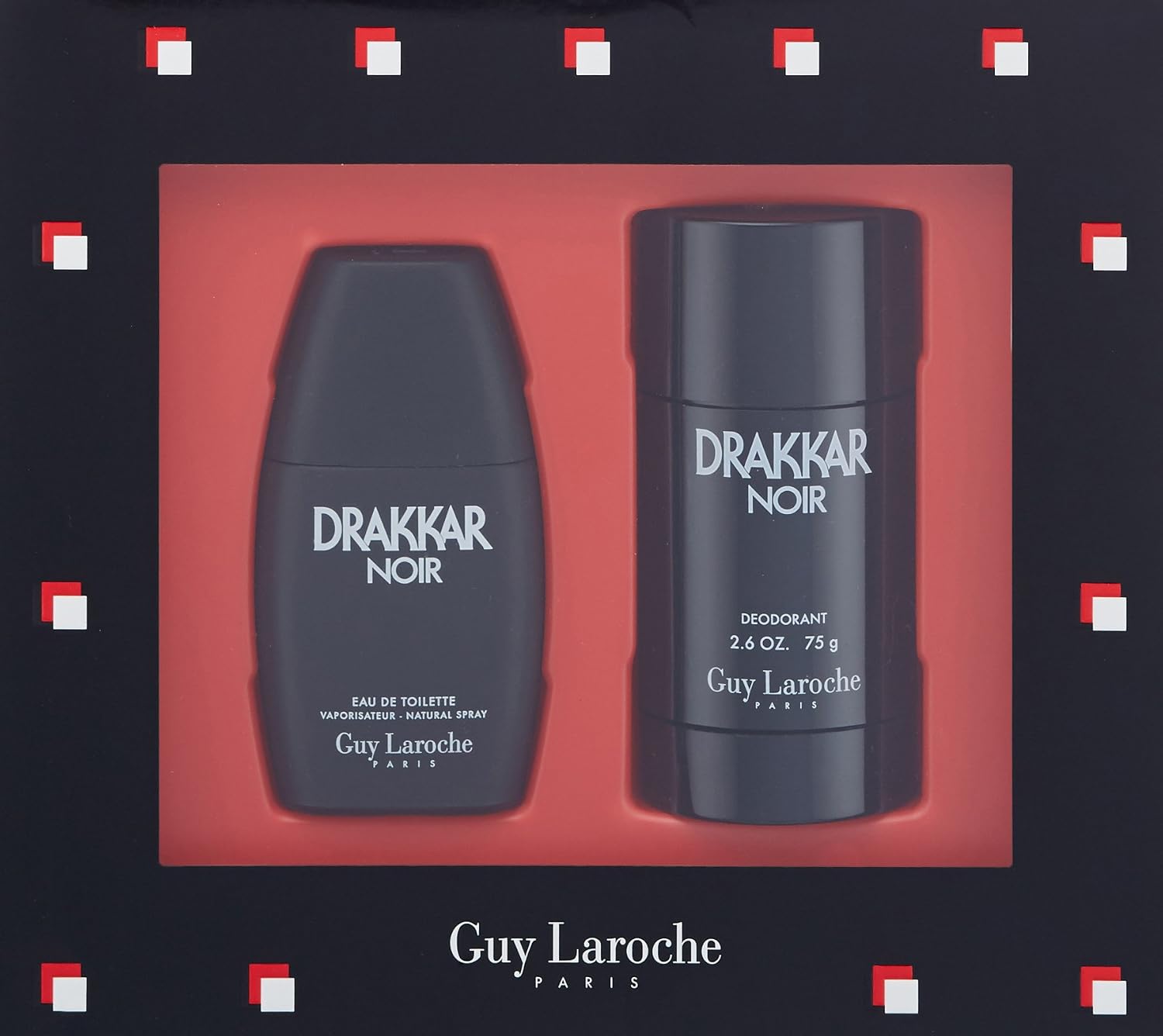 Drakkar Noir by Guy Laroche for Men Gift Set, 2 Piece