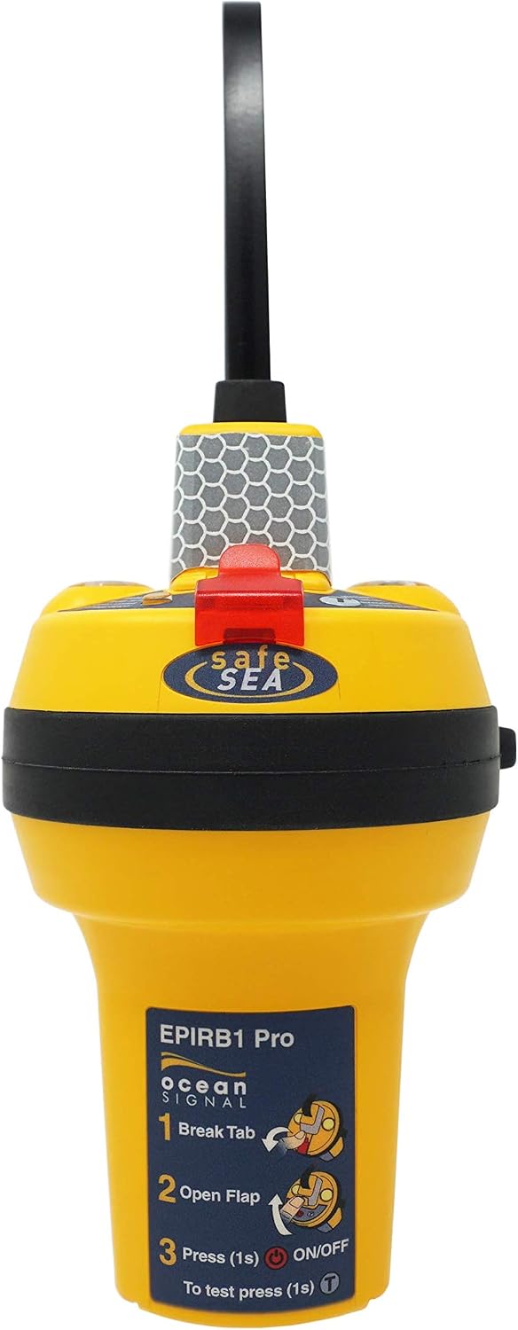 ocean signal safesea epirb1 pro category i gps epirb 702s 03401 10 years battery life automatic release bracket