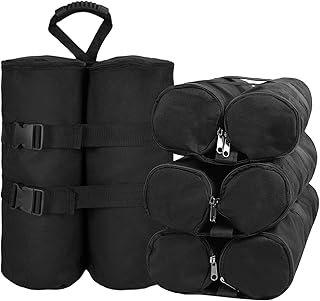 Canopy Weights Sandbags Set of 4,Capacity 340LBS(Without Filler)