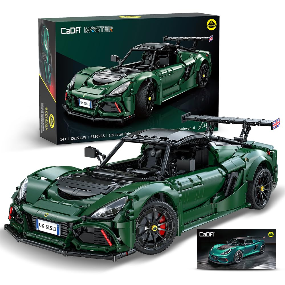Amazon.com: CaDA Master C61511W Lotus Exige Cup 430 1:8 Static