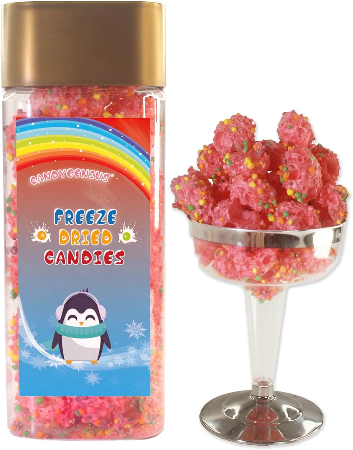 Halloween Candy Innovative Crunch – Premium Freeze Dried Candy in 8oz Safe Canister, Frozen Dehydrated Popular Candies, Perfect for Trick-or-Treat, Party Favors & Halloween Treats