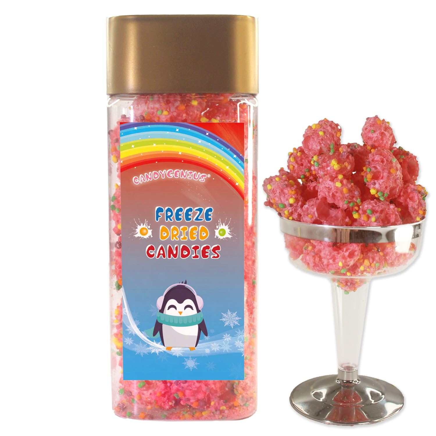 Halloween Candy Innovative Crunch – Premium Freeze Dried Candy in 8oz Safe Canister, Frozen Dehydrated Popular Candies, Perfect for Trick-or-Treat, Party Favors & Halloween Treats