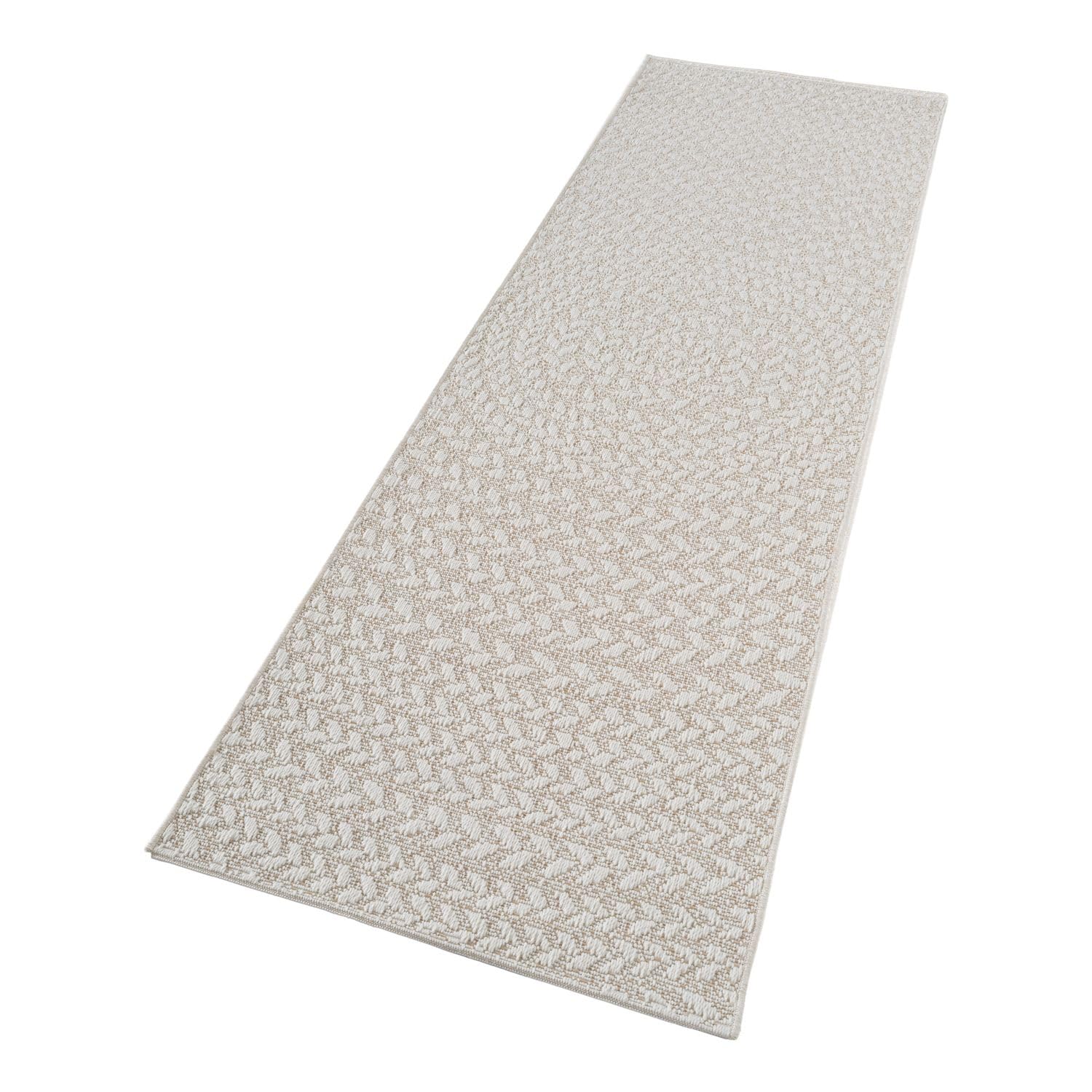 TT Home Tappeto Da Esterno Impermeabile Giardino Camera Da Letto Corridoio Aspetto Naturale Di Sisal Design Geometrico Boho, Dimensione:80x250 cm