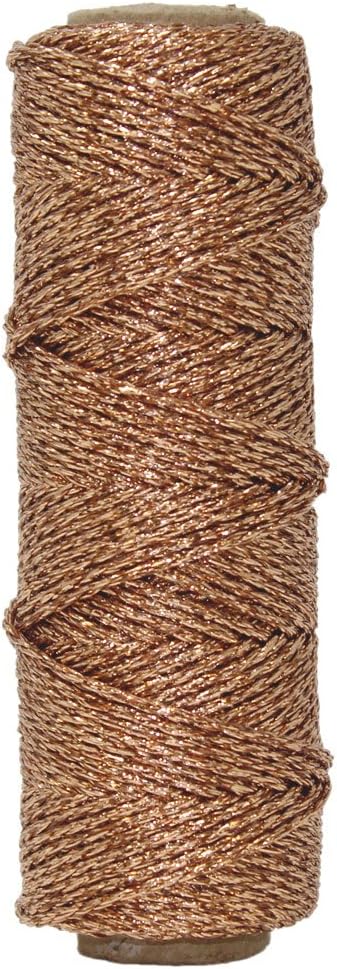 Just Artifacts Metallic Bakers Twine 55yd 11 Ply Solid Gold - Decorative Bakers Twine for DIY Crafts and Gift Wrapping: Home Improvement