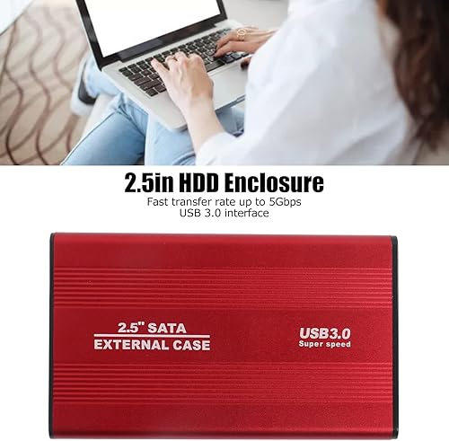 Miniatura 2 de Caja de disco duro de 2.5 pulgadas, puerto USB 3.0 de transmisión de 4 TB y 5 Gbps, equipado con fuente de alimentación de indicación LED, carcasa