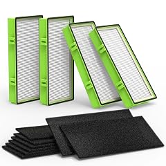 Colorfullife 4 True HEPA 8 Pre-Filter Aer1 Filter Replacement Compatible With Holmes AER1 Air Purifiers Replacement Parts HAPF30AT
