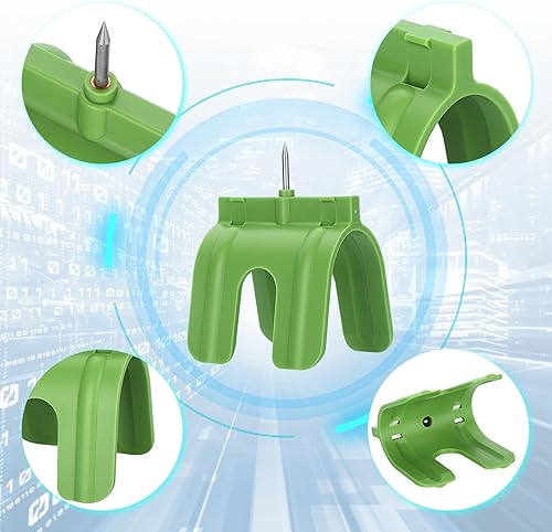 Miniatura 4 de Sumnacon Paquete de 5 marcadores de salida para paneles de yeso para instalación de paneles de yeso con puntas de acero, herramienta de marcado de