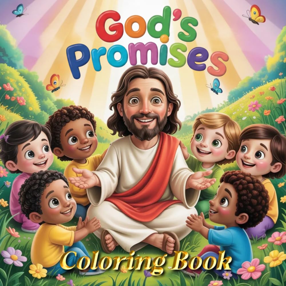 God’s Promises Coloring Book: Christian Coloring Book for Kids and Teens with Bible Verses and Inspirational Faith-Based Pages