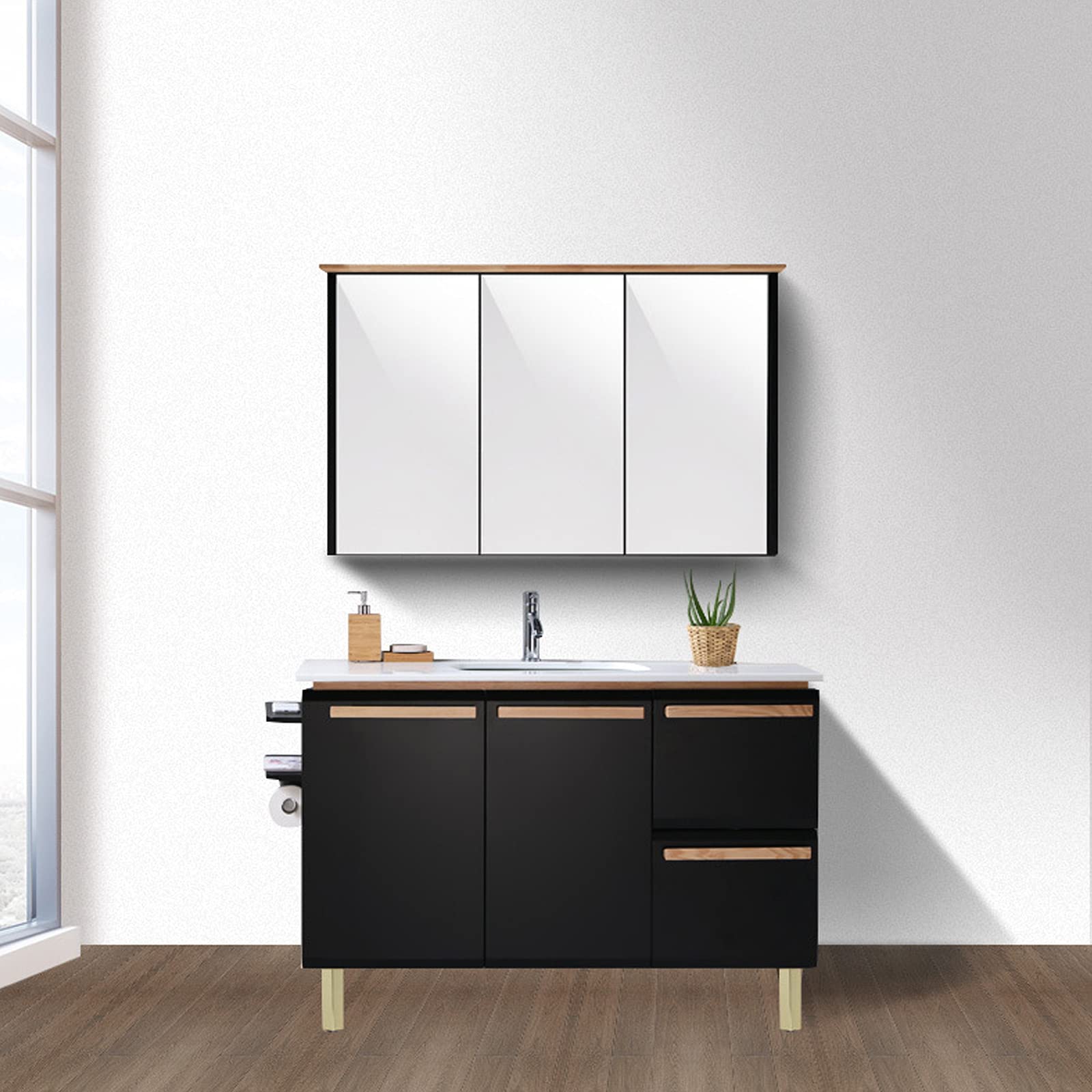 4 Packs Adjustable Furnitures Iron Legs Heavy Duty 300KG/660 Pounds