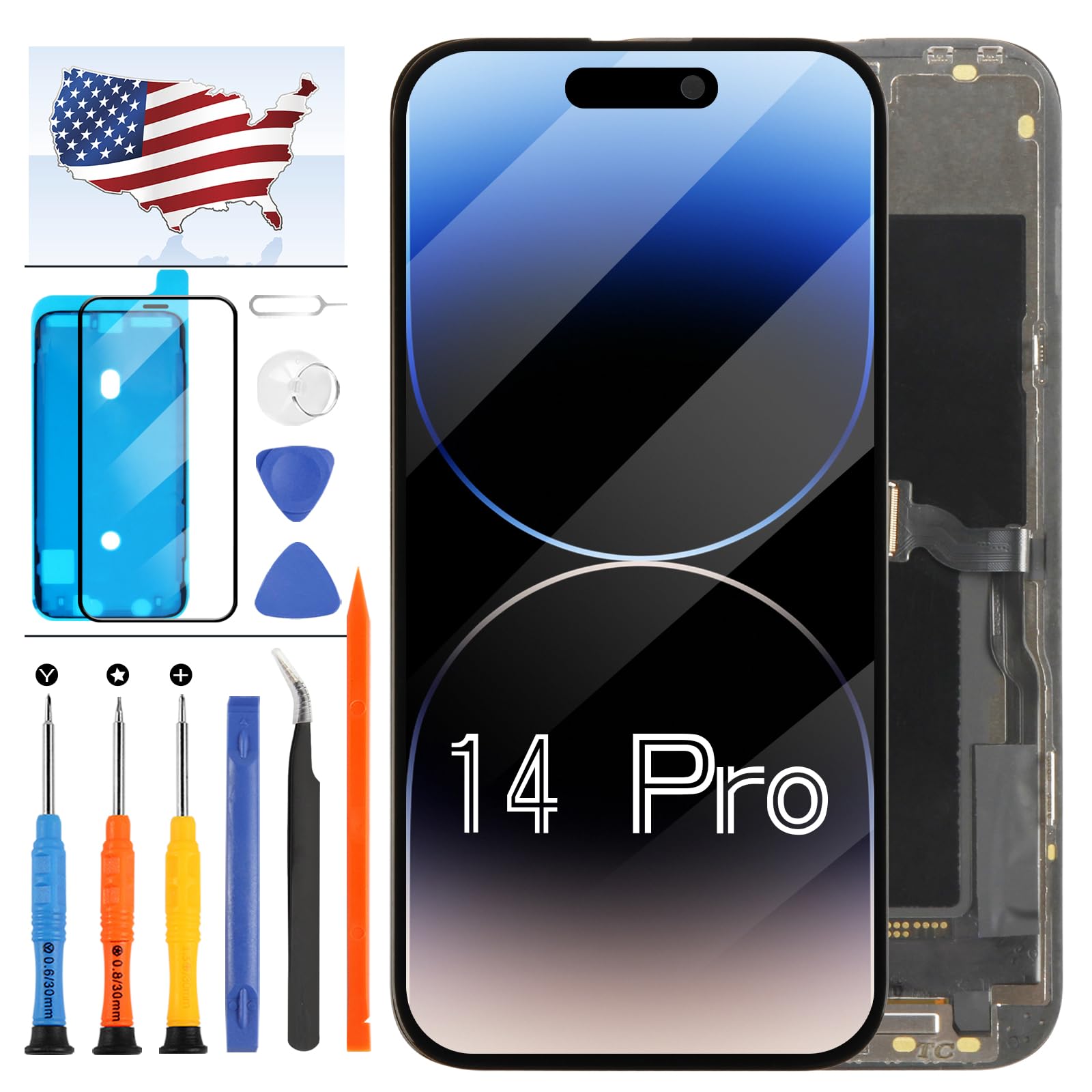 iPhone14 Pro★ Amazon.com: TFT for iPhone 14 Pro Screen Replacement 6.1