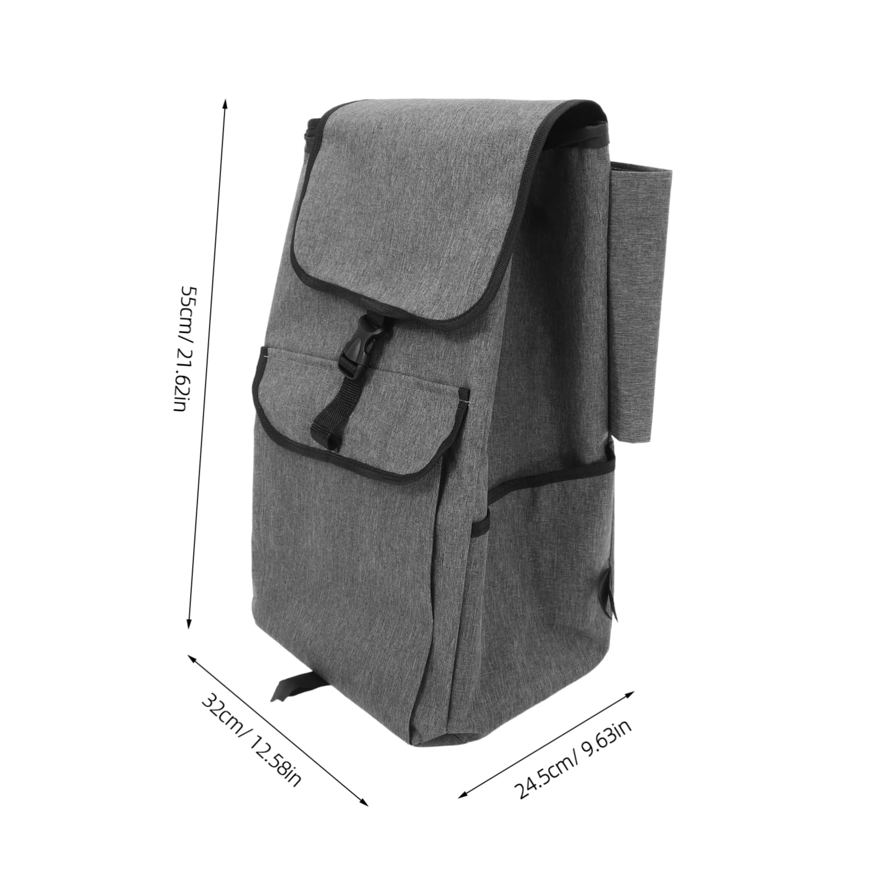 ERINGOGO Laundry Shopping Cart Liner Replacement Bag Oxford Cloth Shopping Trolley Bag with Handles Spacious Design Travel Easy to