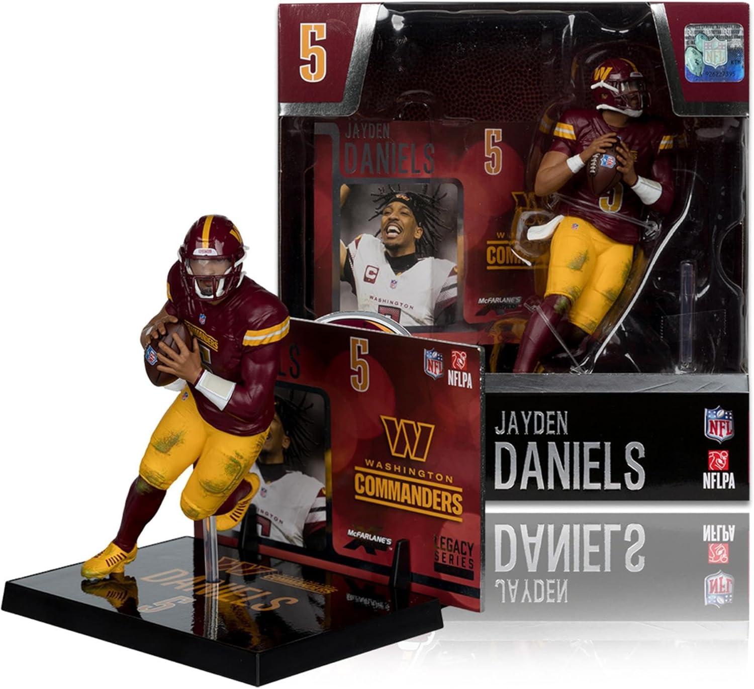 Jayden Daniels (Washington Commanders) NFL 7" Figure McFarlane