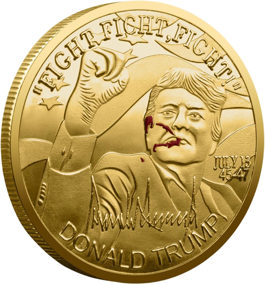 2025人気の ドナルド・トランプ : 4金コインセット 1st