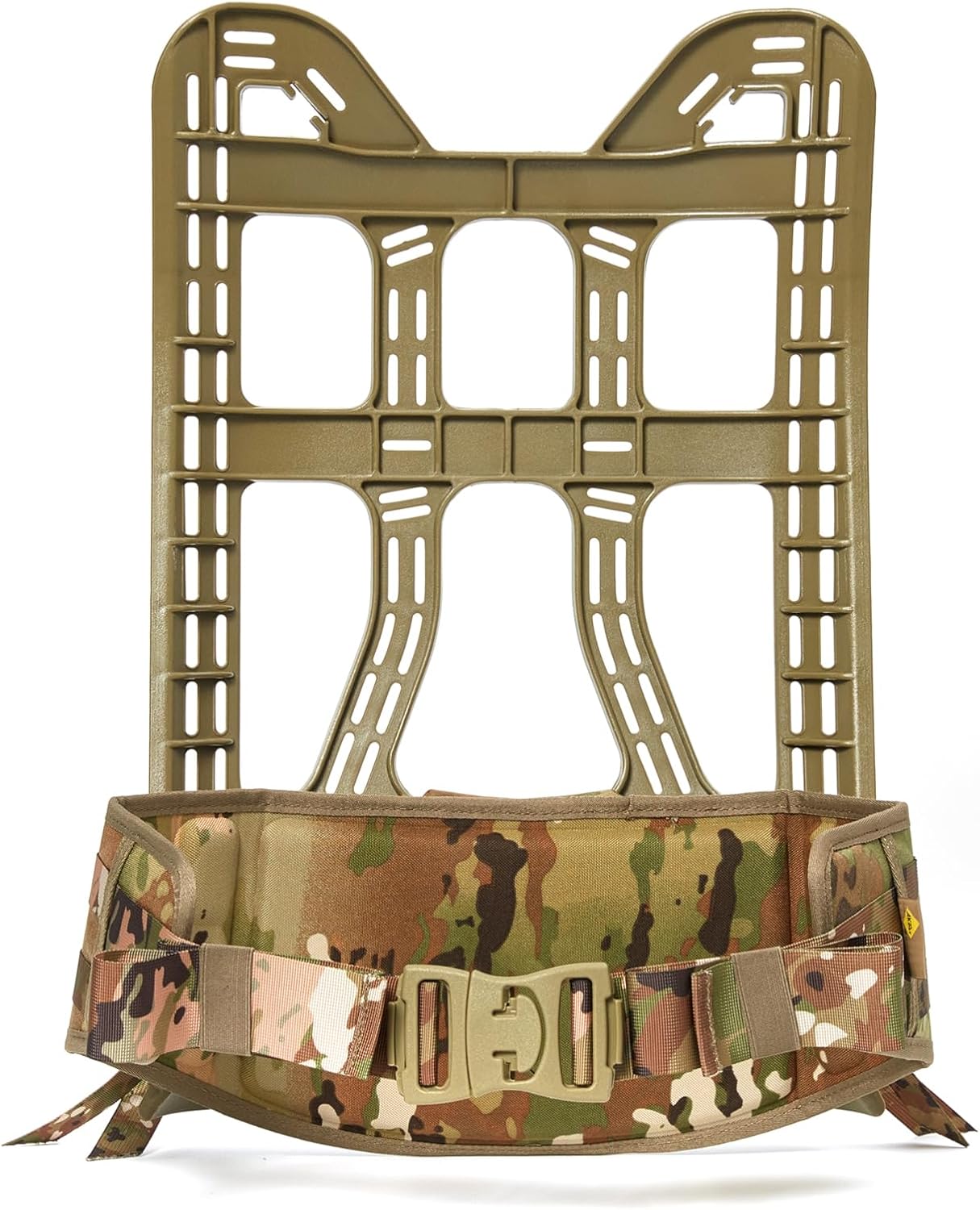 MT Military MOLLE II Rucksack Frame with OCP Waist Belt – Durable Tan Frame for Army Large Ruck, Enhanced Load-Bearing Comfort
