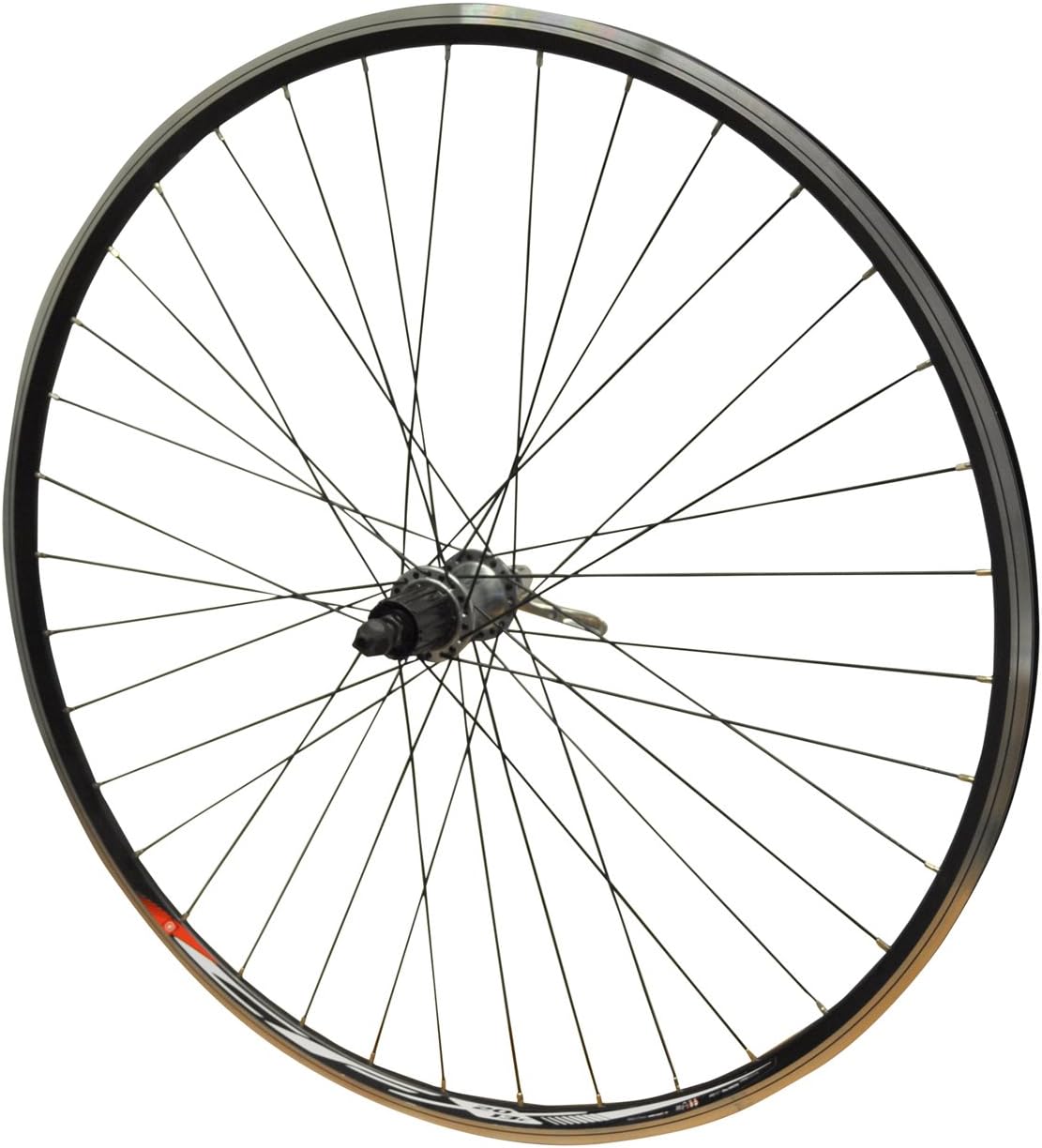 700c ROAD Bicycle Racer Wheel REAR Shimano Tiagra Hub/Mach CFX Black rim & Black Spokes Bike part