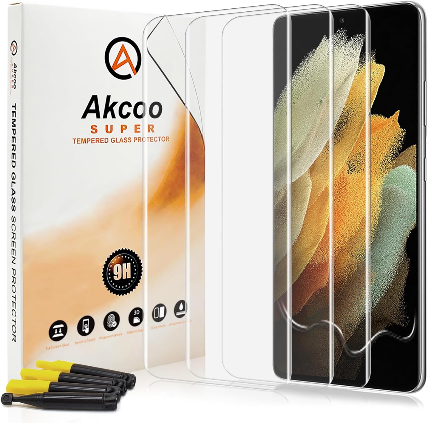 Akcoo LOCA Tempered Glass Screen Protector for Kuwait Ubuy