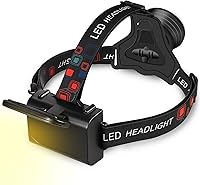 Vista 7 de Linterna de faro delantero, linterna LED recargable brillante, luz frontal impermeable con lámpara trasera para acampar al aire libre, correr