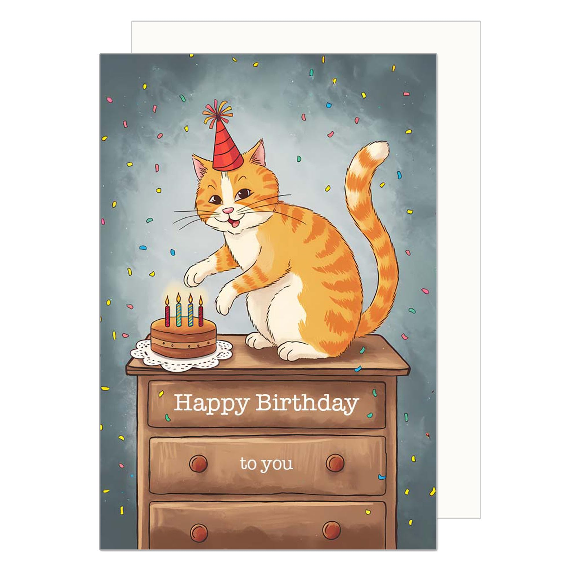 Edition Seidel Premium Carte D'anniversaire Carrée Avec Enveloppe Carte De Voeux Avec Slogan Drôle Pour Homme Femme Ami Petite Amie Fille Fils Motif