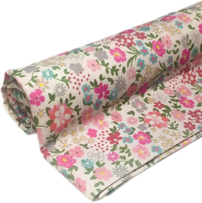 Cotton Fabric by The Yard Charm Floral Fabirc Precuts for