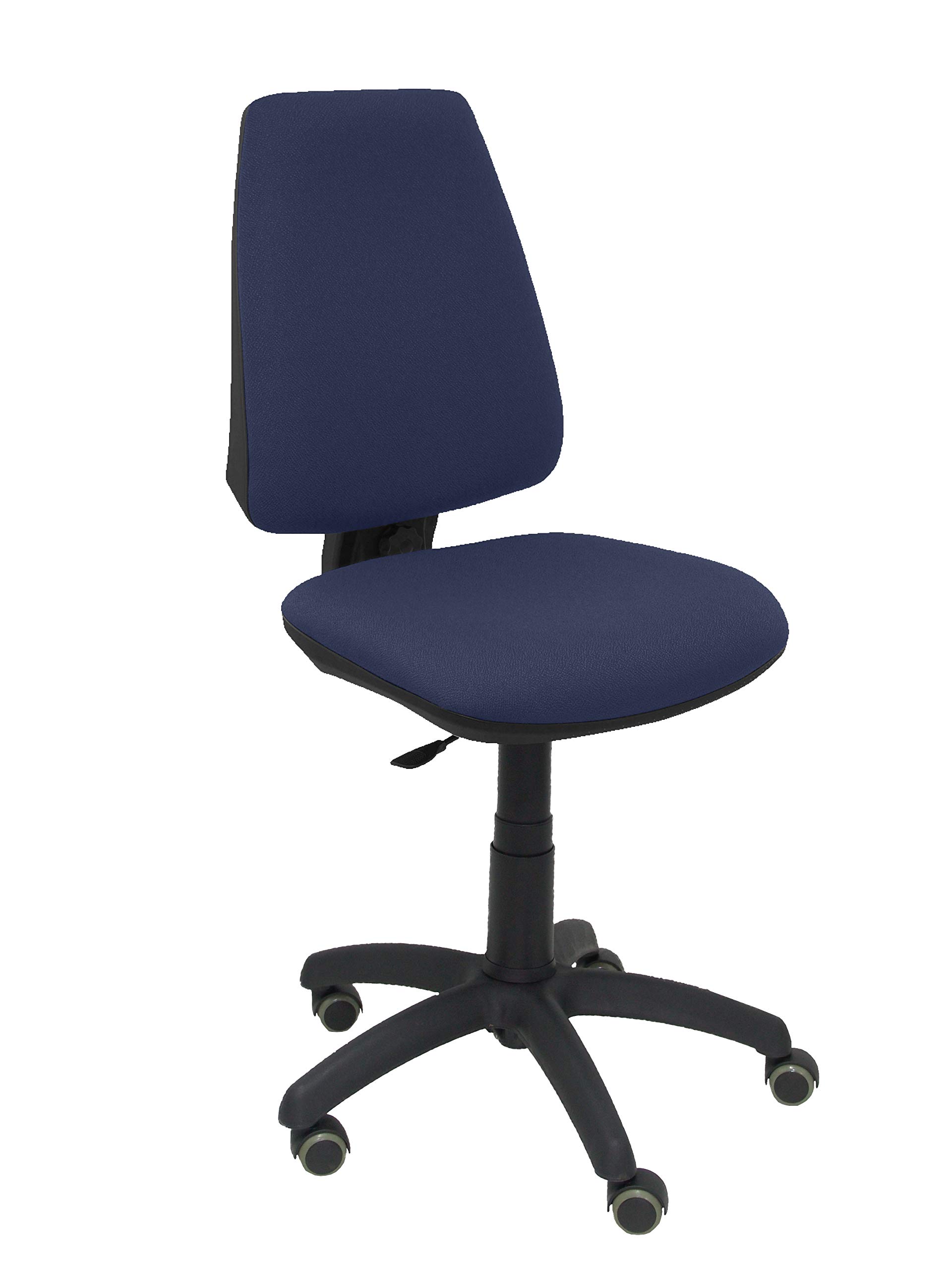 Piqueras and Crespo 14 CP – Ergonomic Office Chair with Permanent Mechanism, Wheels of Parquet, Fabric Bali navy