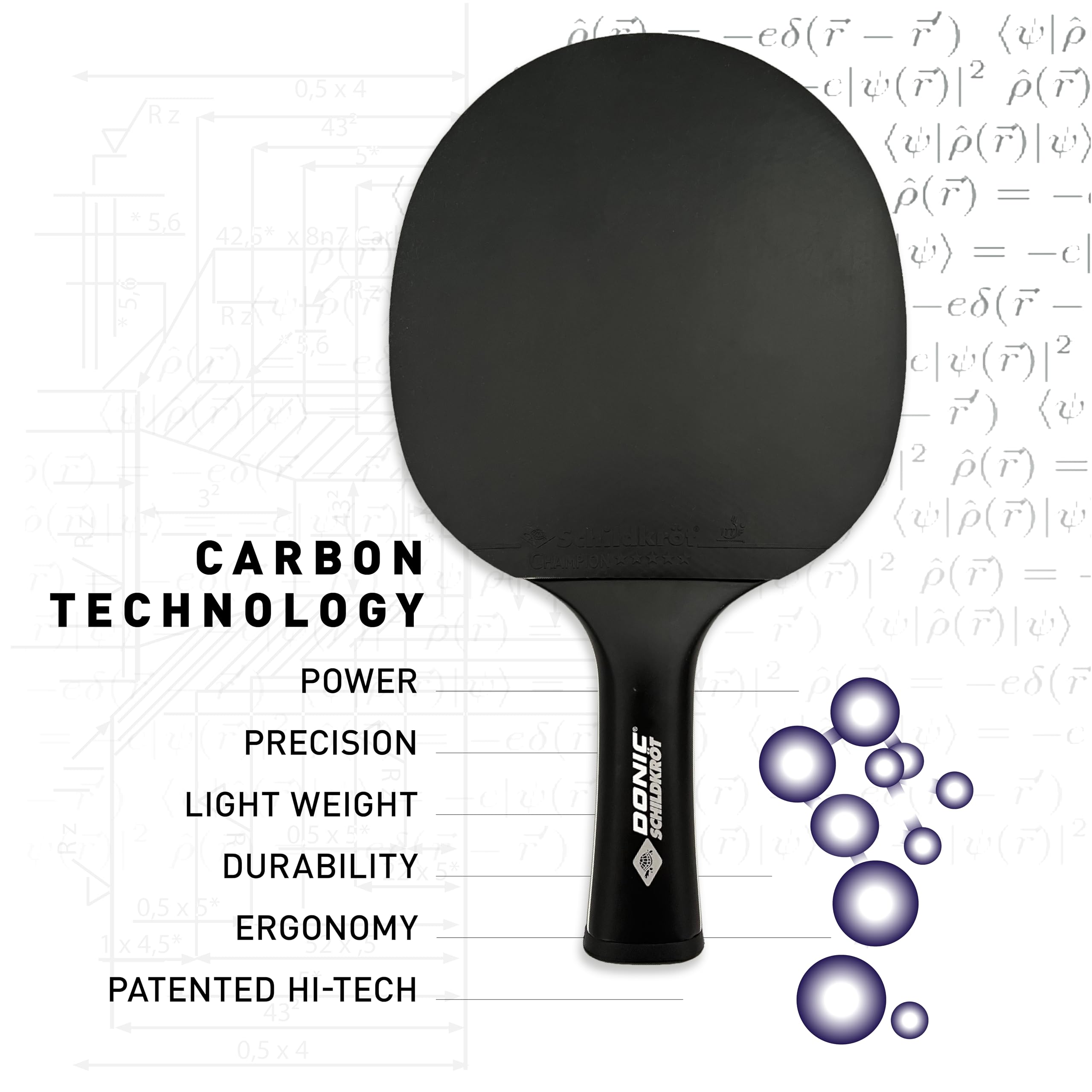Schildkröt Rakieta do tenisa stołowego CarboTec 900, wklęsła