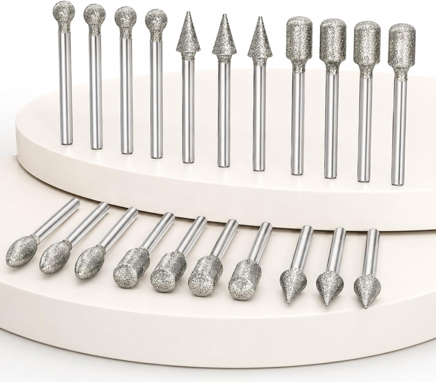 Stone Carving Set Polishing Diamond Burrs