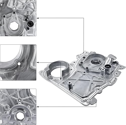 Miniatura 2 de 12601932 Cubierta de sincronización con bomba de aceite 2002-2012 para Buick Rainier, para Chevy Colorado Trailblazer, para GMC Canyon Envoy, para