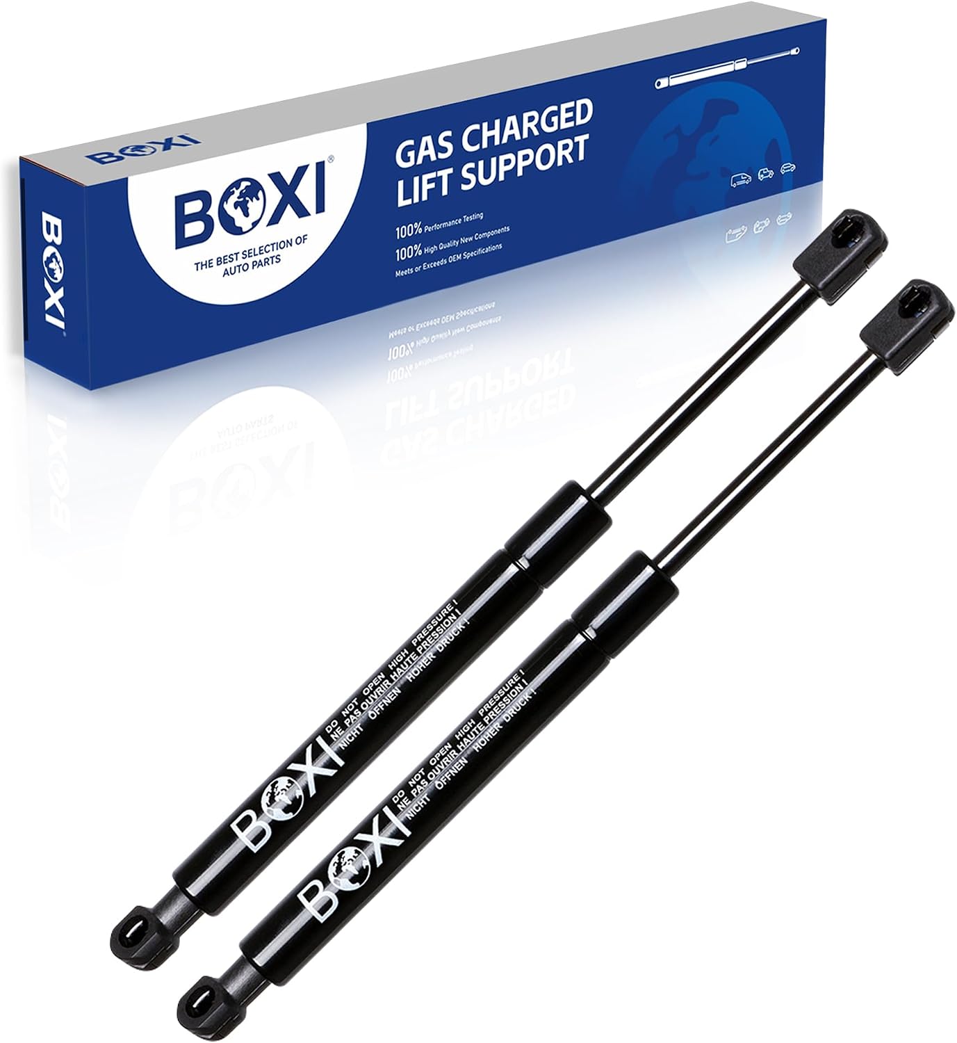 Qty(2) BOXI Trunk Lift Supports Struts Shocks Gas Struts Shocks Springs Supports for Chrysler 200 2010-2014 / Sebring 2010-2011 (Does NOT fit Convertible) | Replaces SG414067 6254 5074535AC