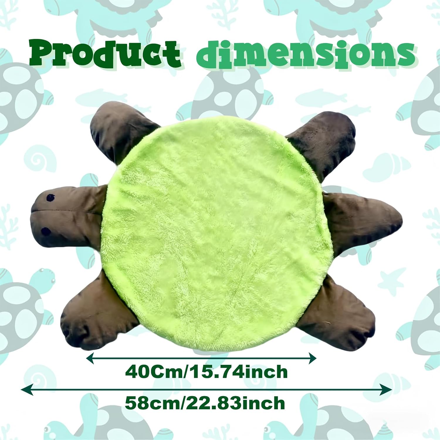 Floor Turtle, Floor Turtle Foot Mop, for Housewife Elderly Women Adults Busy Parents Kitchen Bathroom Living Room Bedroom (22 inch)