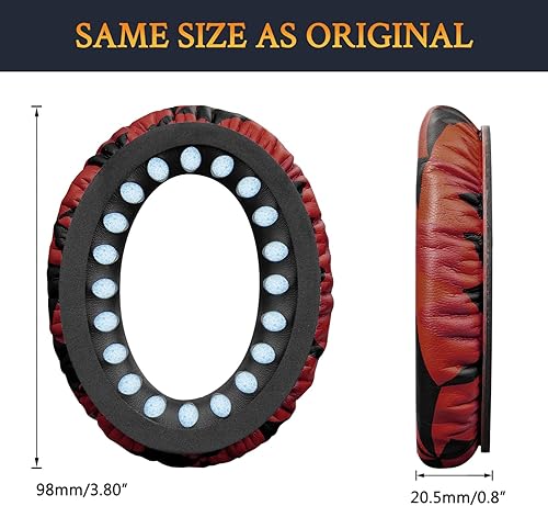 Miniatura 8 de SoloWIT Almohadillas de cuero con proteína para auriculares Bose, almohadillas de repuesto para Bose QuietComfort 15 QC15 QC25 QC2 QC35Ae2 Ae2i