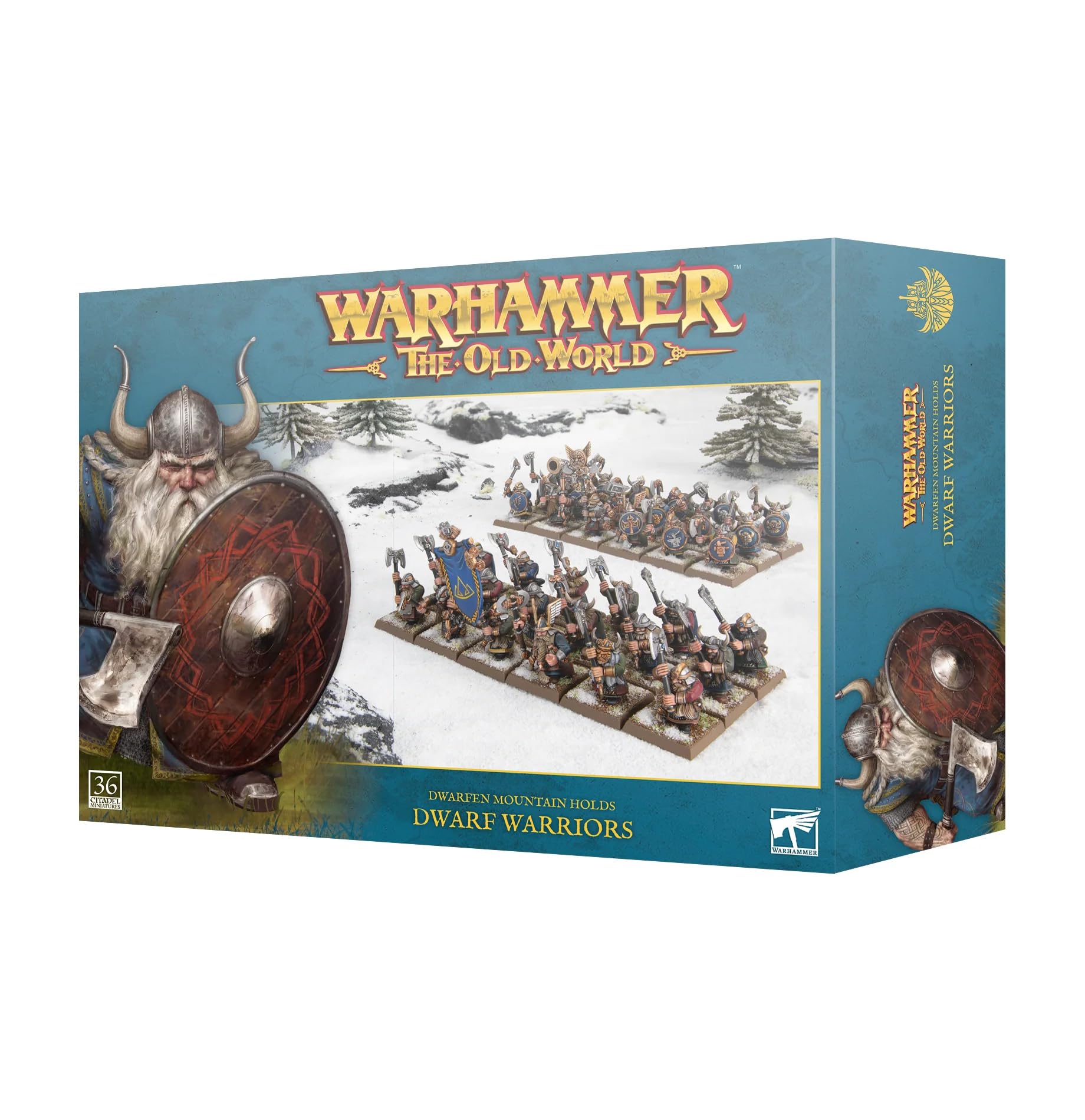 Guerriers Nains des Montagnes - Warhammer+ToW
