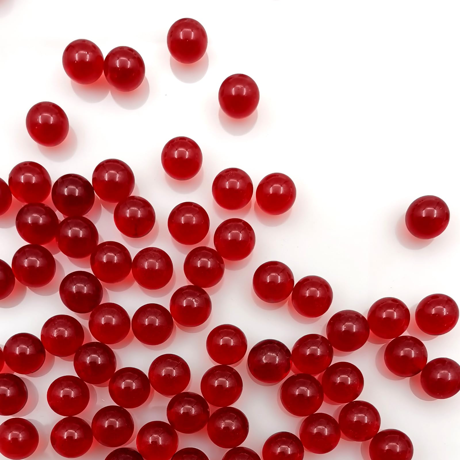 画材 Red Marble Genuine Large Vintage Vitro All-Red Marble .86 Inches Near-Mint