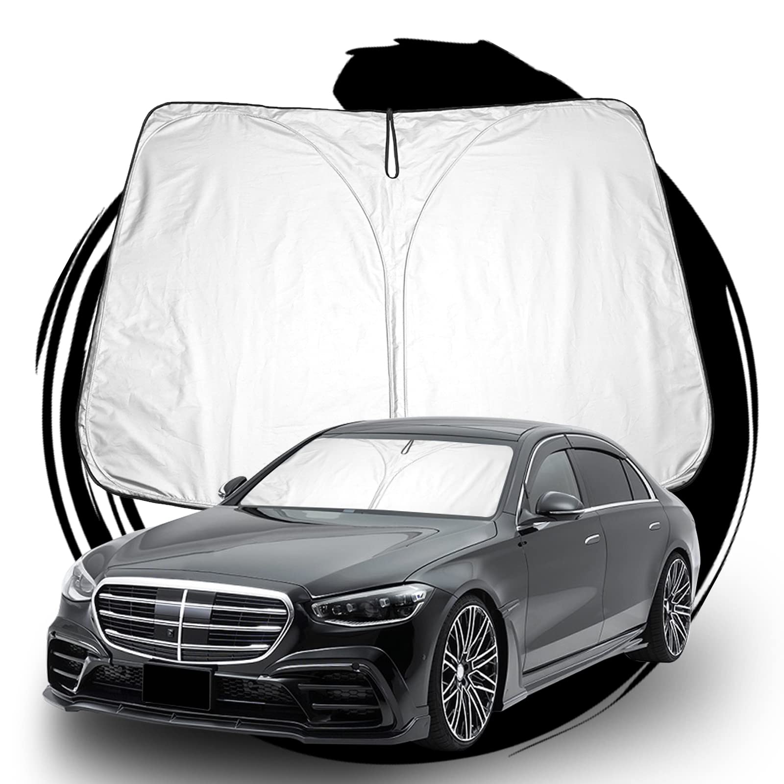 Mercedes-Benz Sクラス（W223）用プレミアムサンシェード　新品 Amazon | ruiya 新型 ベンツ Sクラス W223 専用 サンシェード フロント