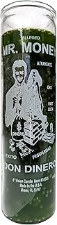 Generic Mr Money (Don Dinero) Green Pillar Candle